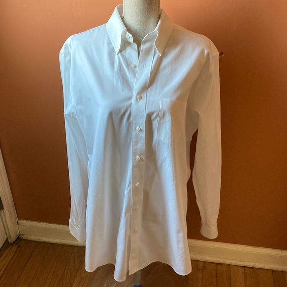 Brooks Brothers Other - Brooks Brothers White Long-Sleeve Button-Down Dress Shirt